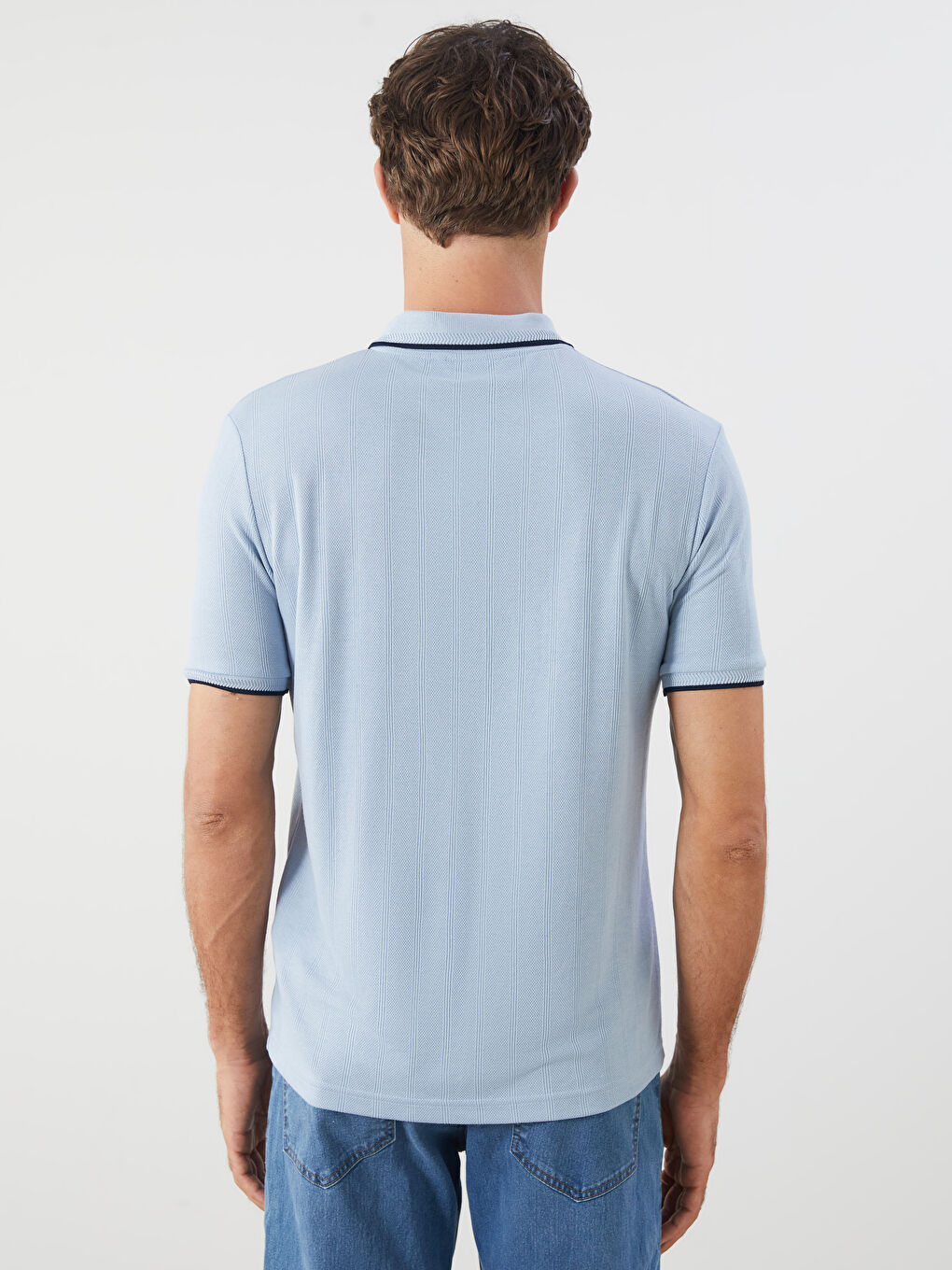 Polo Neck Short Sleeve Men's T-Shirt -S5FB64Z8-J0M