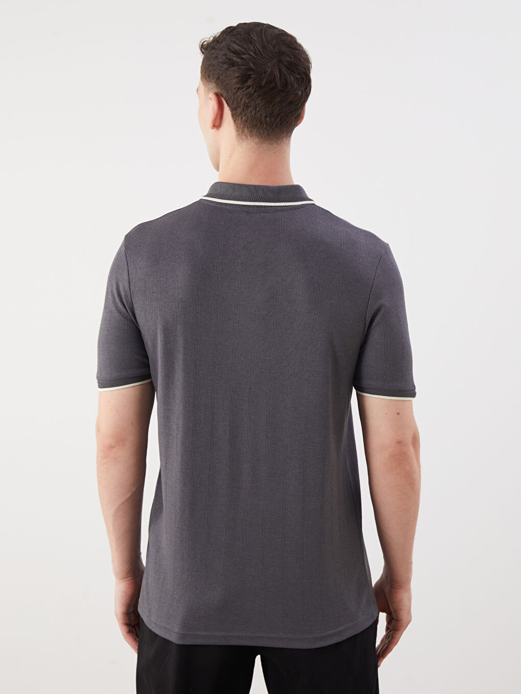 Polo Neck Short Sleeve Men's T-Shirt -S5FB64Z8-YPK