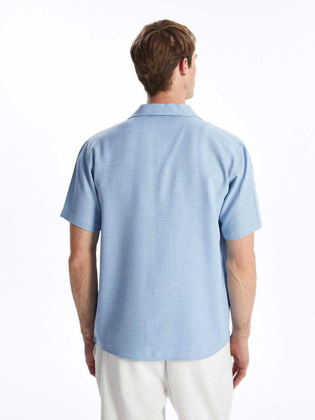 LCW Vision Regular Fit Short Sleeve Men's Shirt -S5FB67Z8-YMS