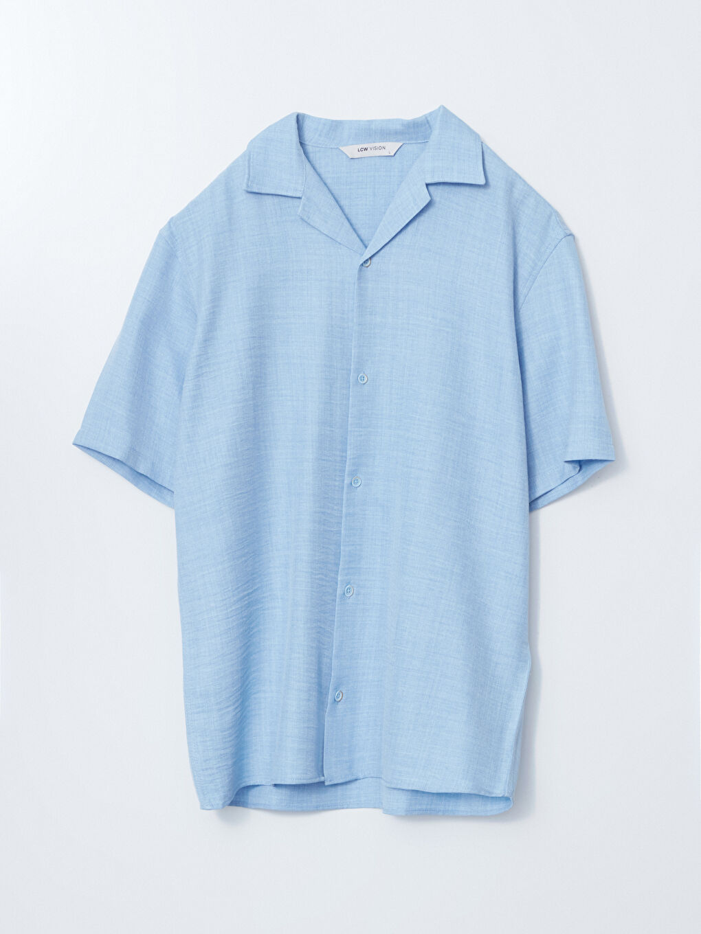 LCW Vision Regular Fit Short Sleeve Men's Shirt -S5FB67Z8-YMS