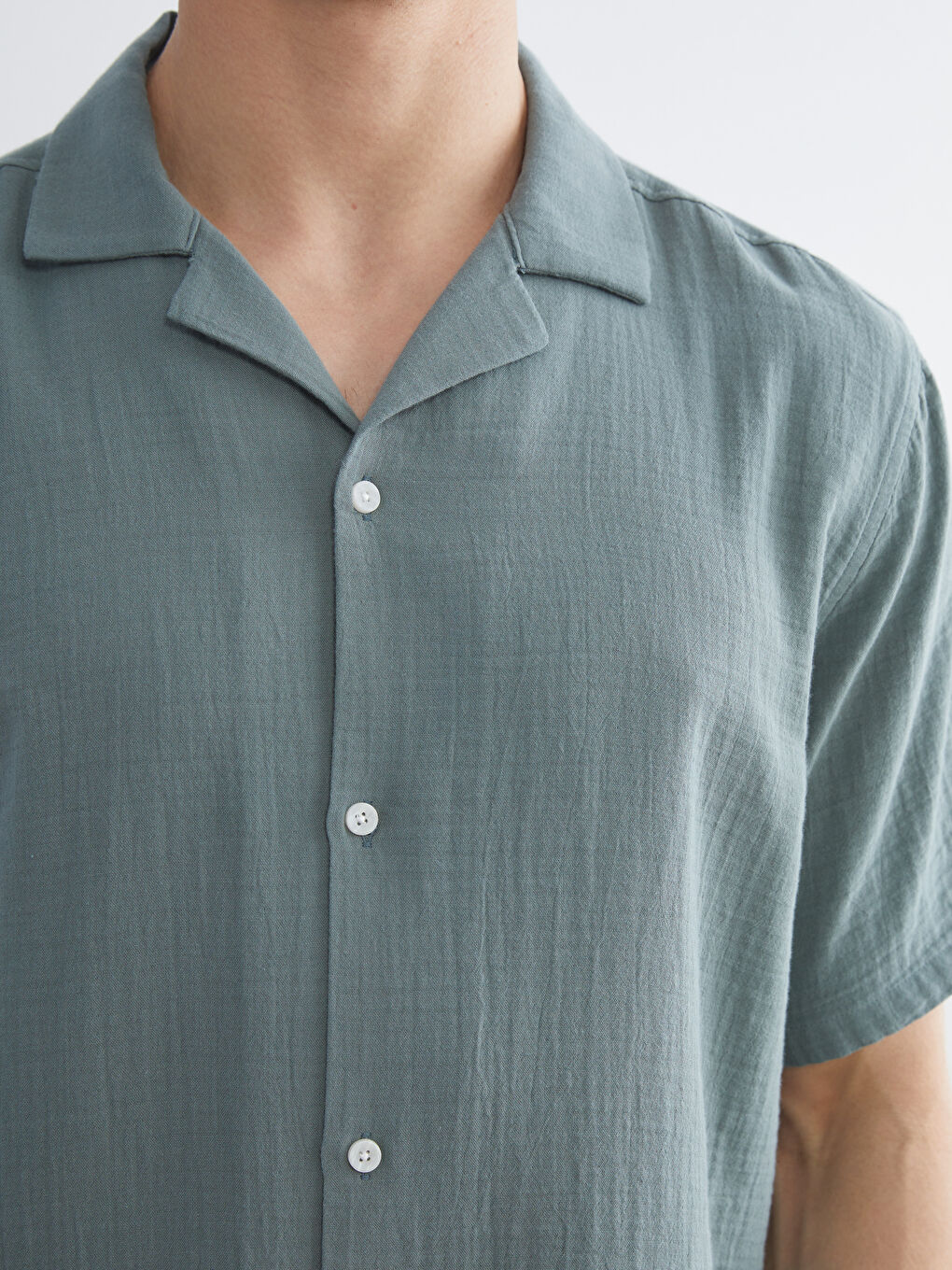 Standard Fit Short Sleeve Men's Shirt-2