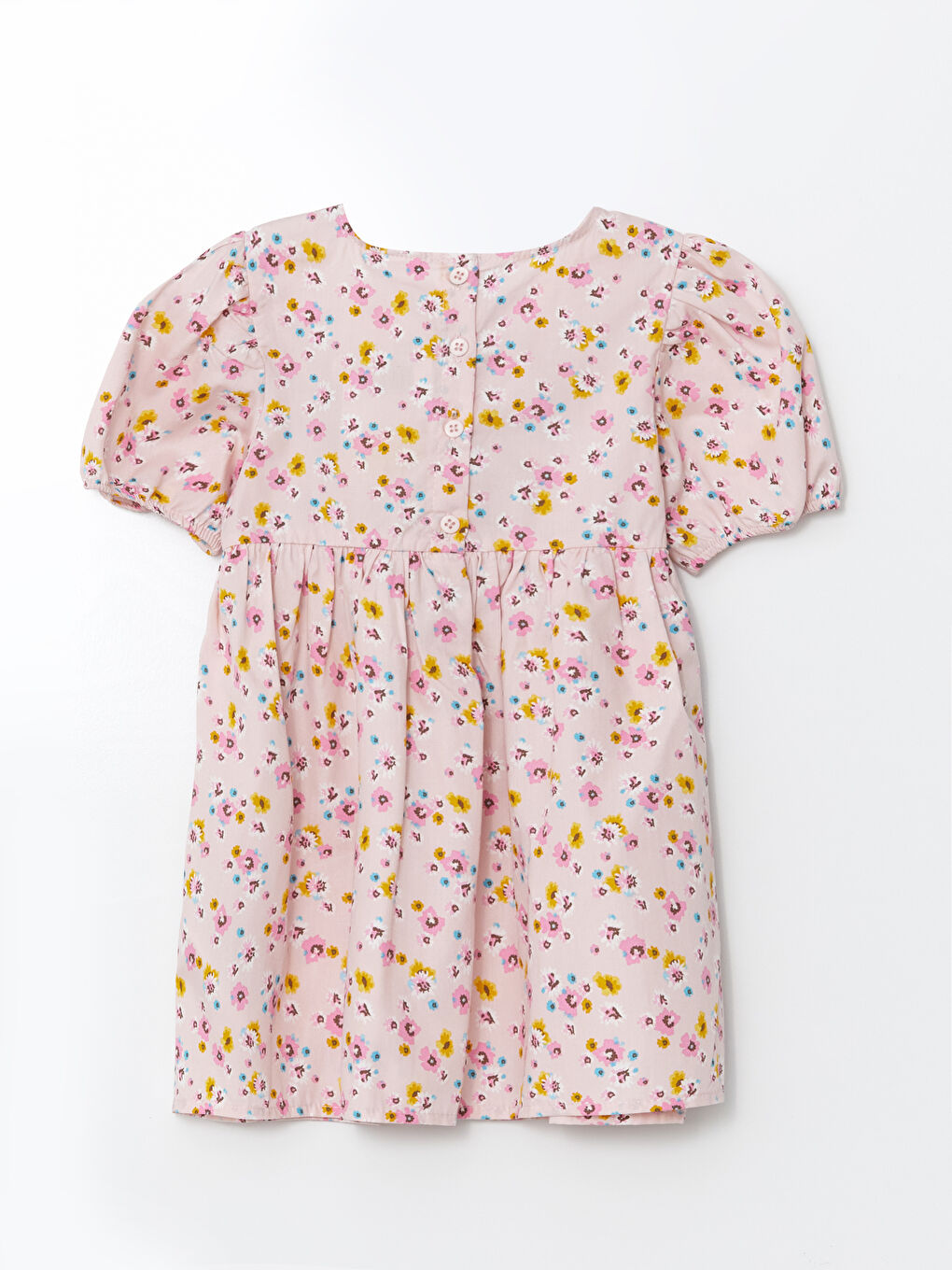 Crew Neck Printed Girl Dress -S5FC07Z1-LT4