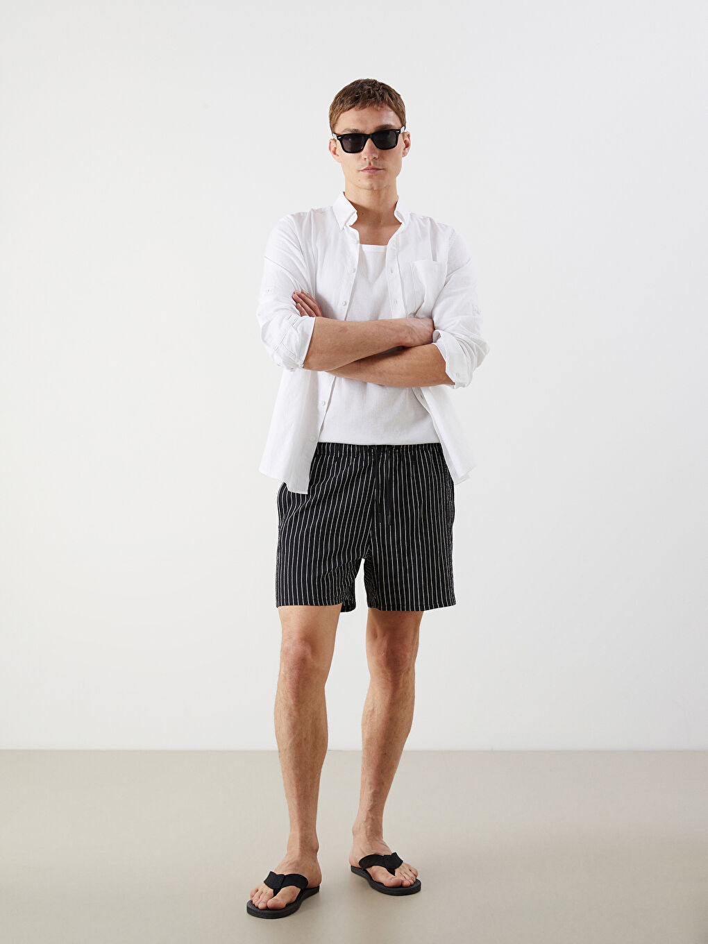 SOUTHBLUE Short Striped Men's Swimming Shorts -S5FC58Z8-LQJ