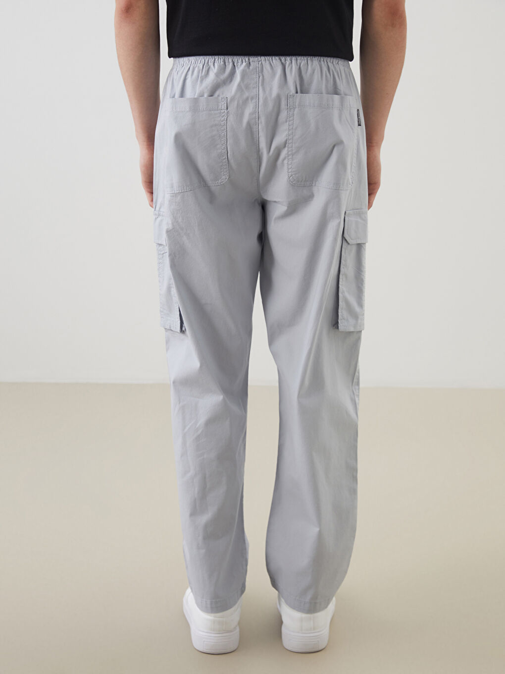 XSIDE Loose Fit Poplin Men's Cargo Trousers -S5FC81Z8-G7J