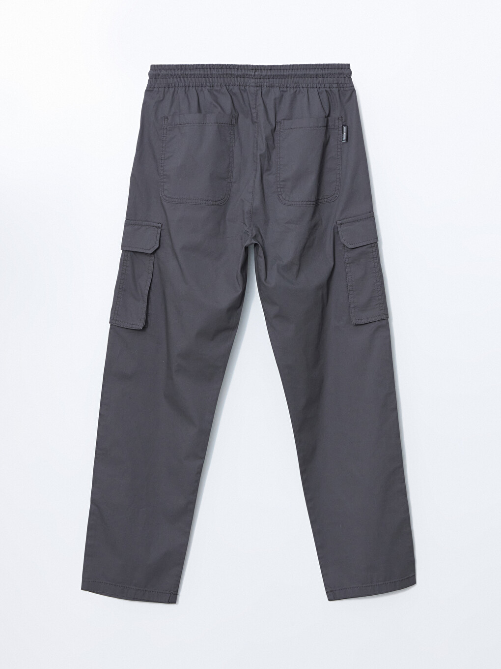 Loose Fit Poplin Men's Cargo Trousers-5