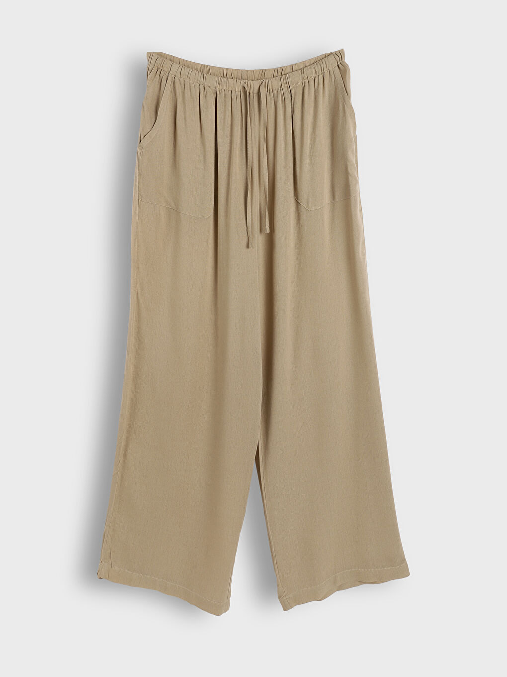 Pantalon Taille Élastiquée Coupe Décontractée pour Femmes
