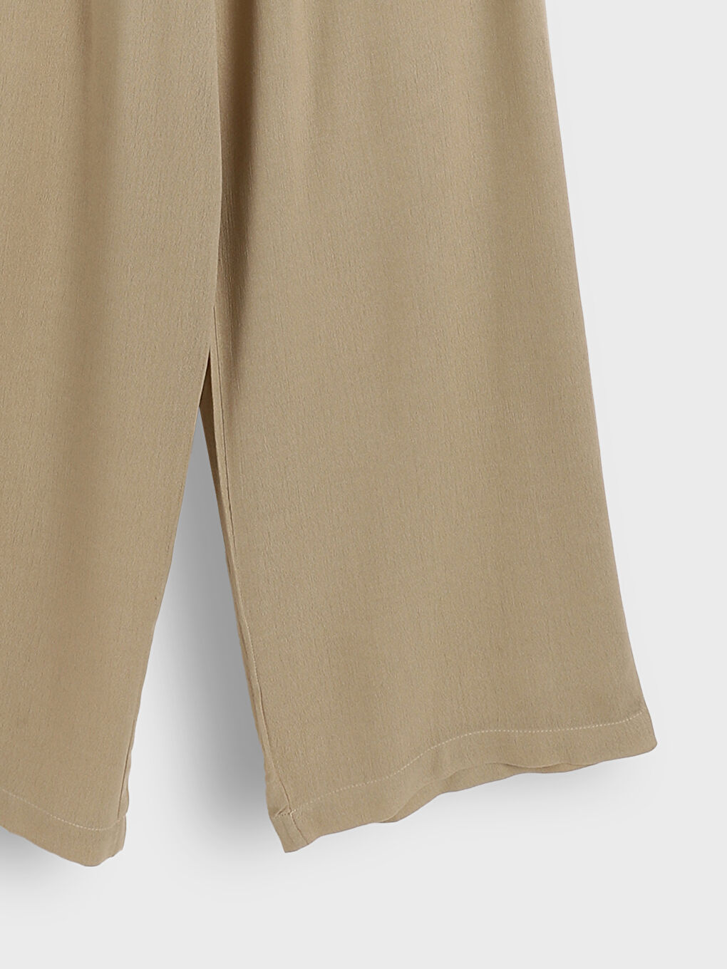 Pantalon Taille Élastiquée Coupe Décontractée pour Femmes-2
