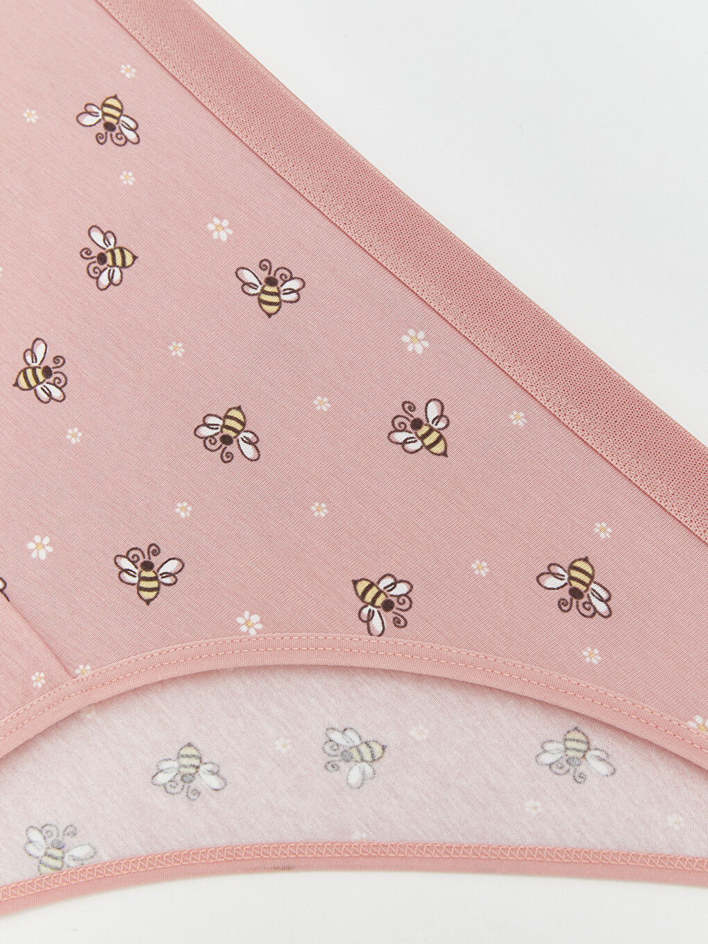 Pembe Desenli Bikini Külot-2