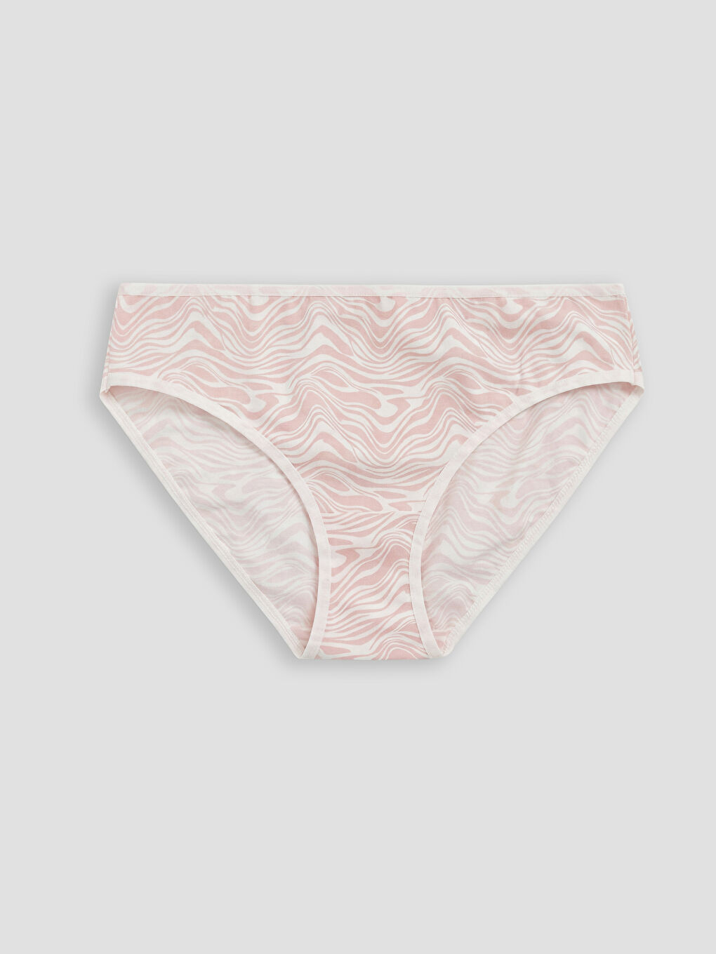 Pembe Desenli Bikini Külot