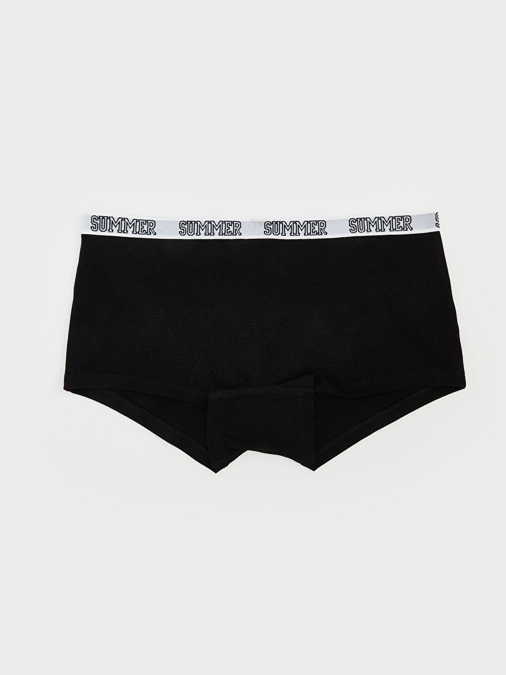 Siyah Baskılı Boxer Külot