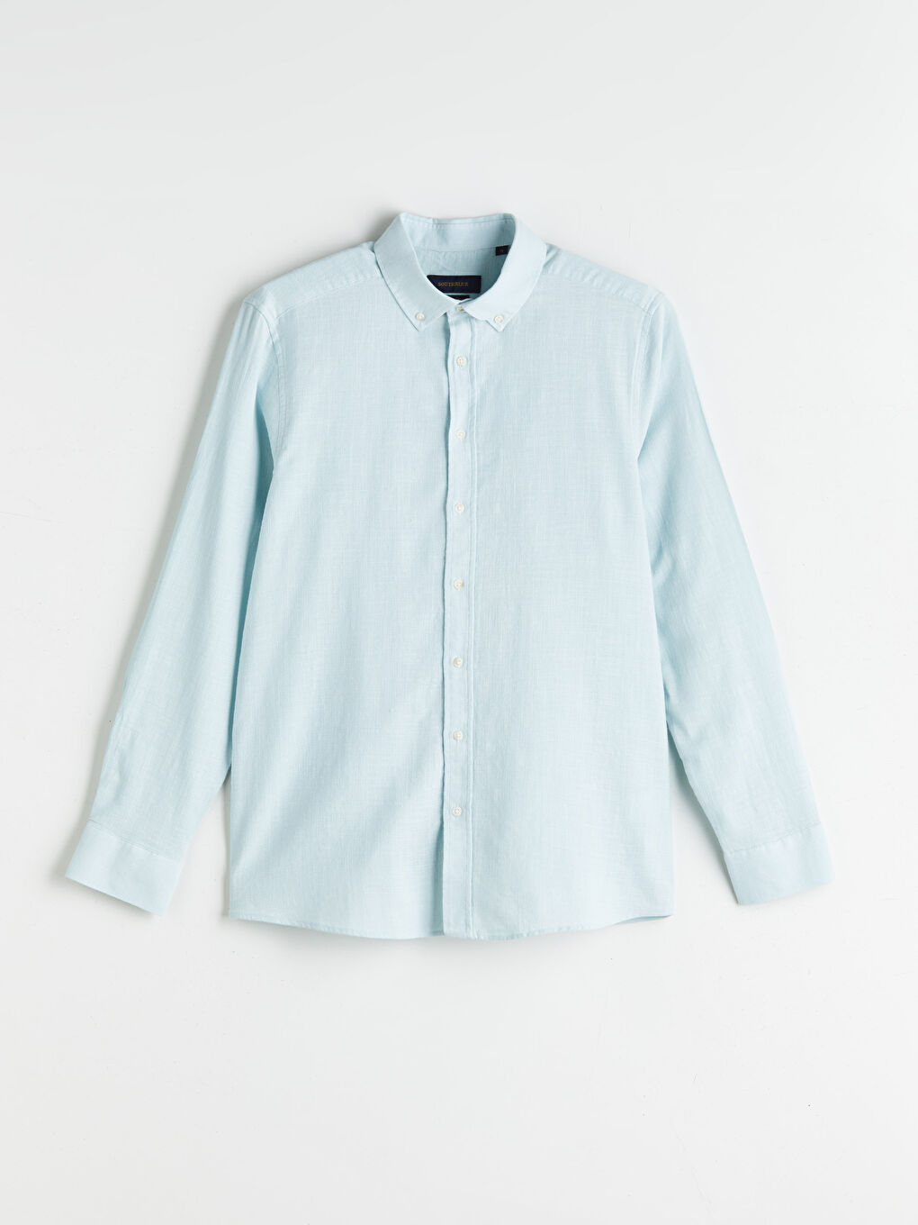 Slim Fit Long Sleeve Dobby Men's Shirt -S5FD87Z8-DY0