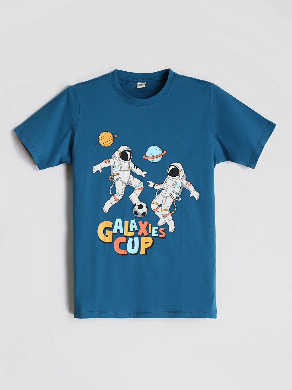 Crew Neck Boys' Shorts Pyjama Set-1