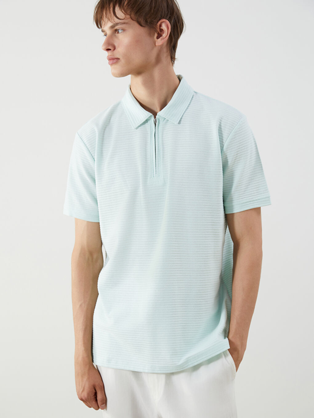 XSIDE Men's Polo Neck T-Shirt -S5FE06Z8-FUE