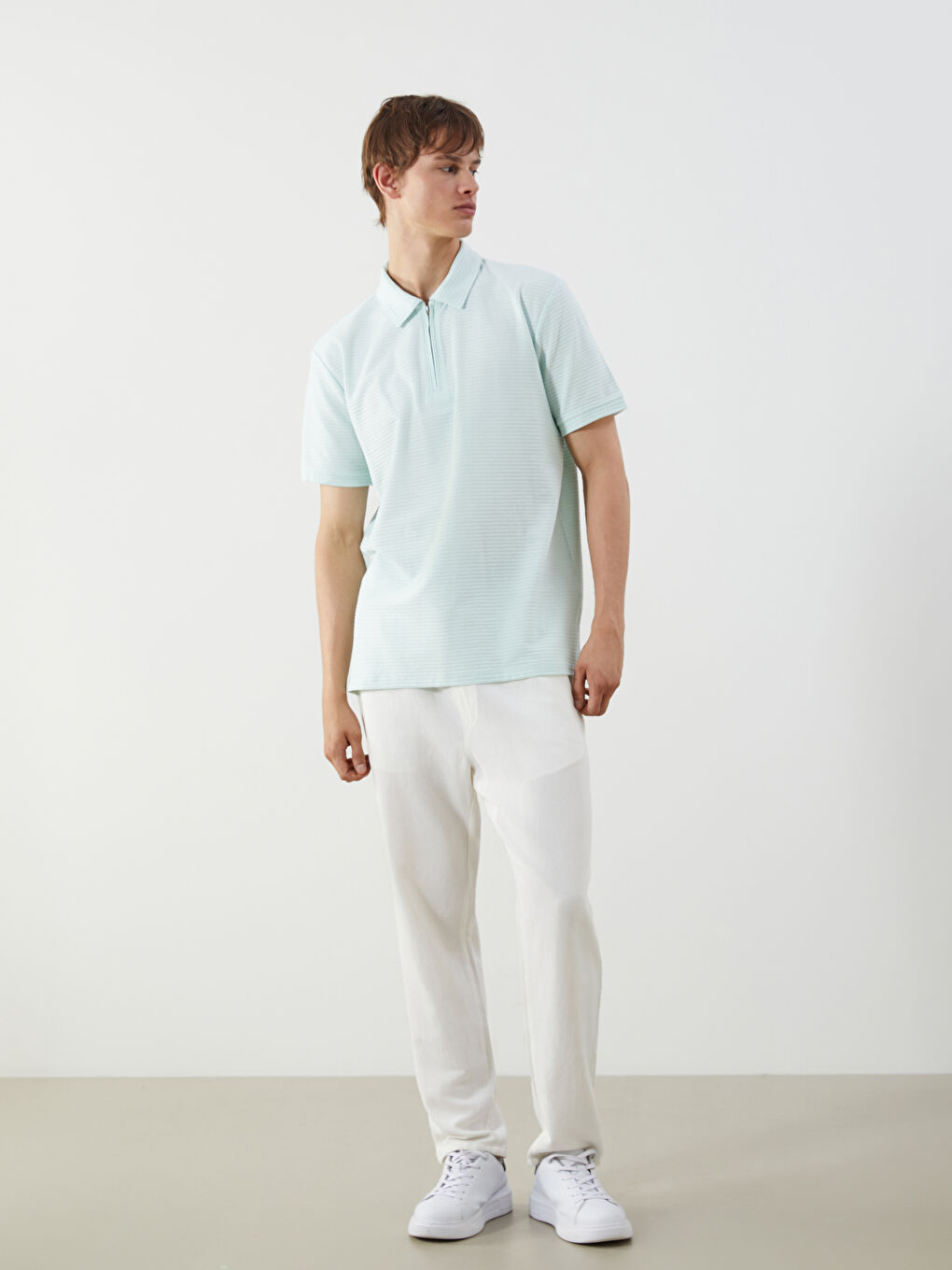 XSIDE Men's Polo Neck T-Shirt -S5FE06Z8-FUE