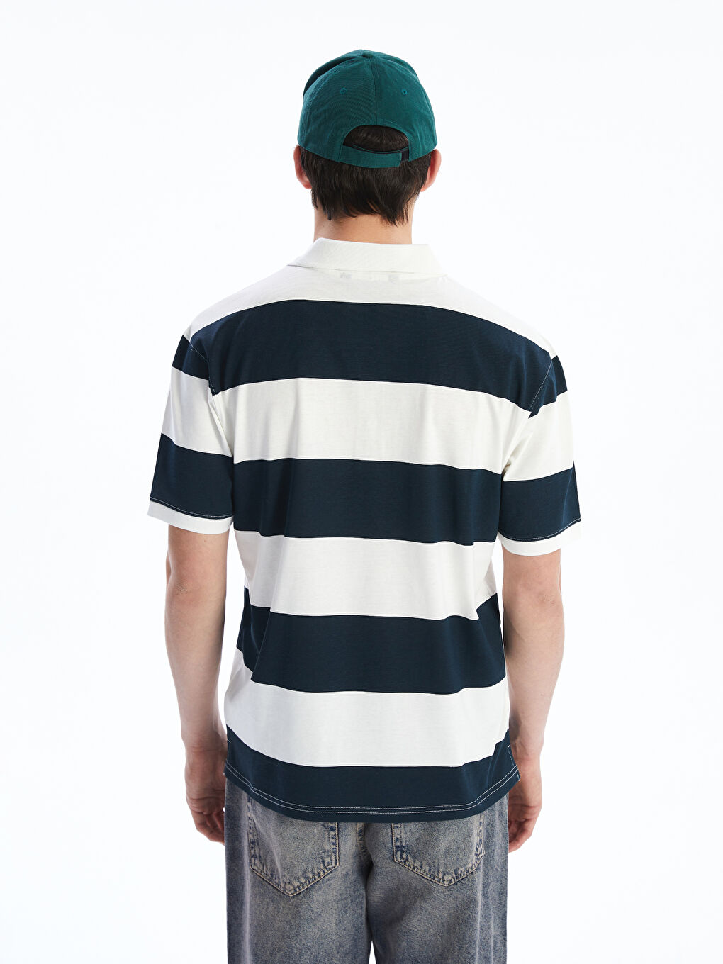 Polo Neck Men's T-Shirt -S5FE12Z8-LSJ