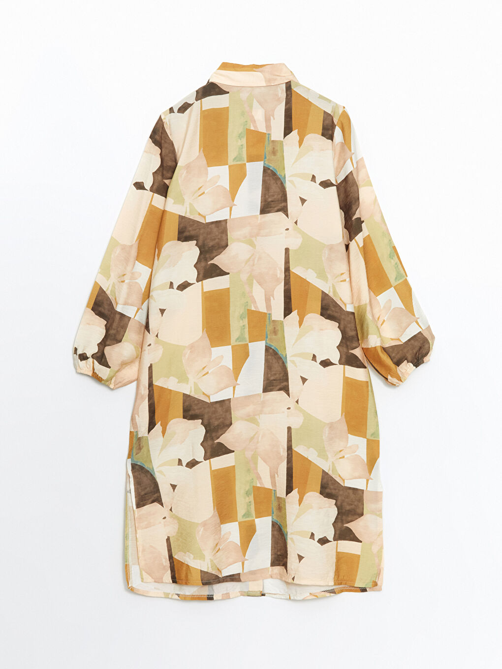Patterned Women's Shirt Tunic -S5FE23Z8-LRA