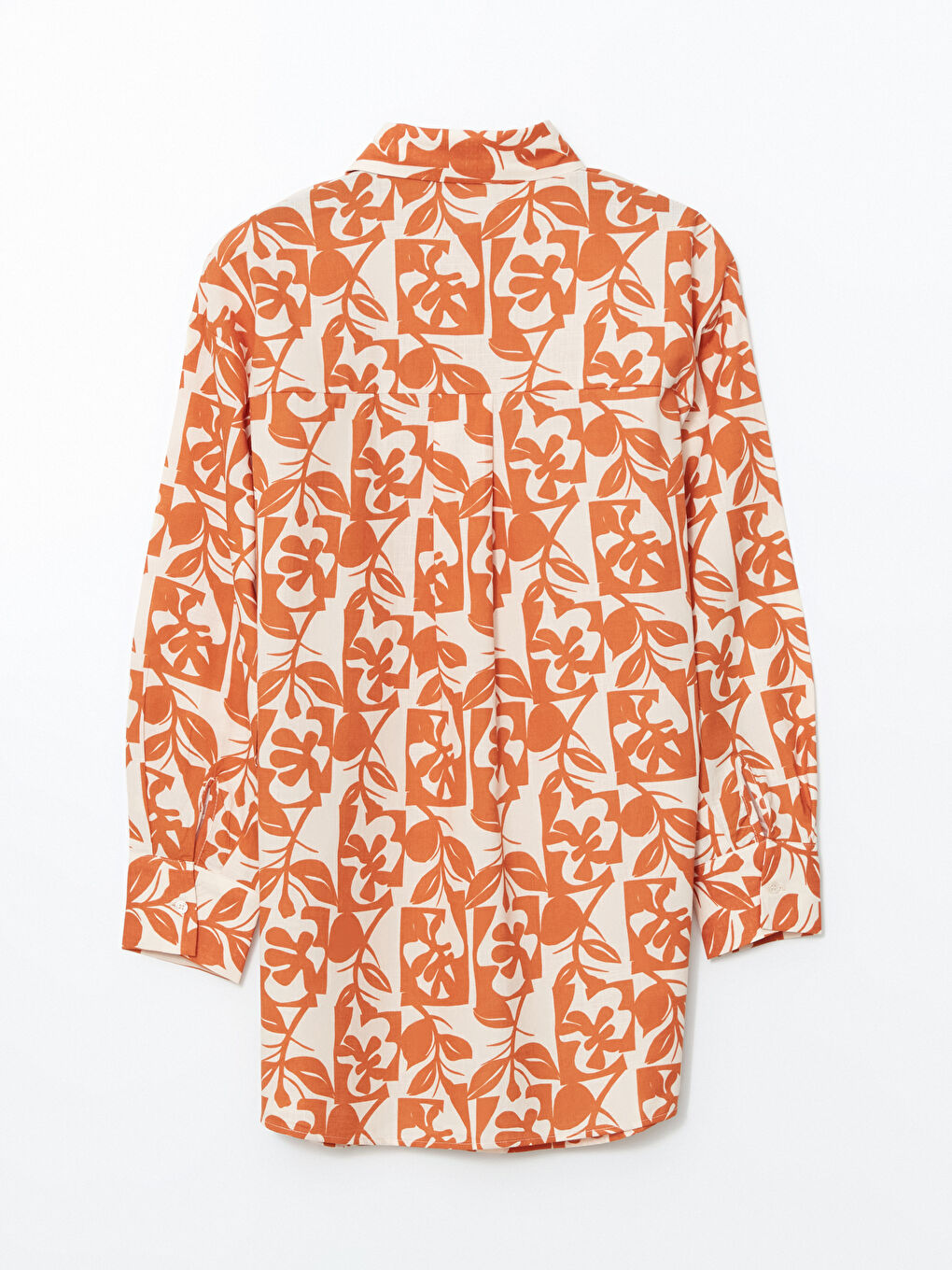 Tunique Chemise Pour Femmes Surdimensionnée À Motifs-5