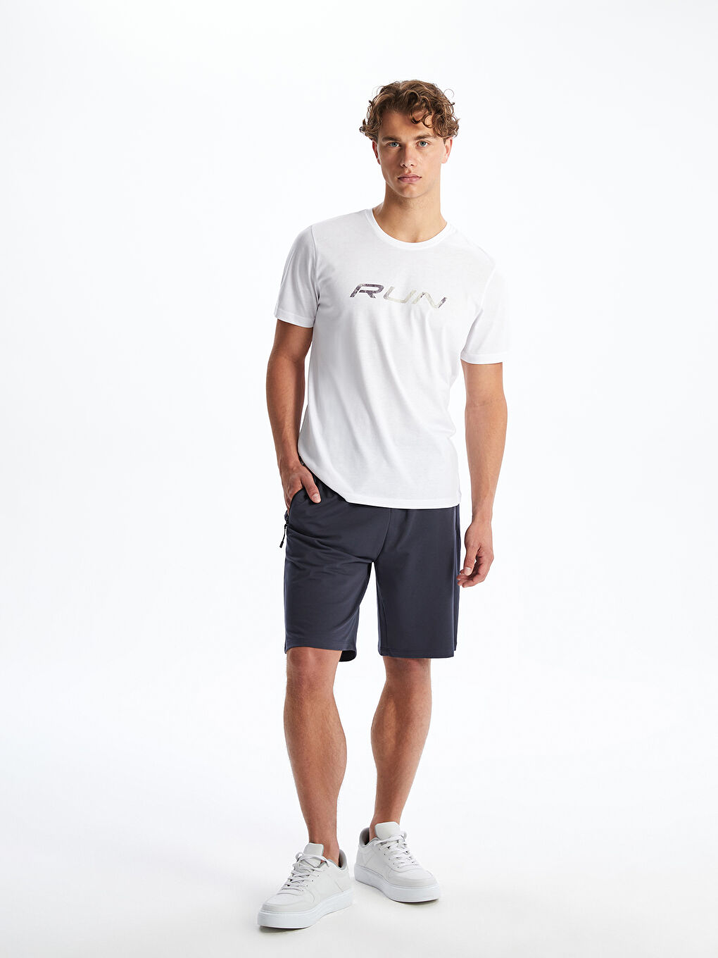 XSIDE ACTIVE Slim Fit Erkek Spor Şort -S5FE59Z8-HKG