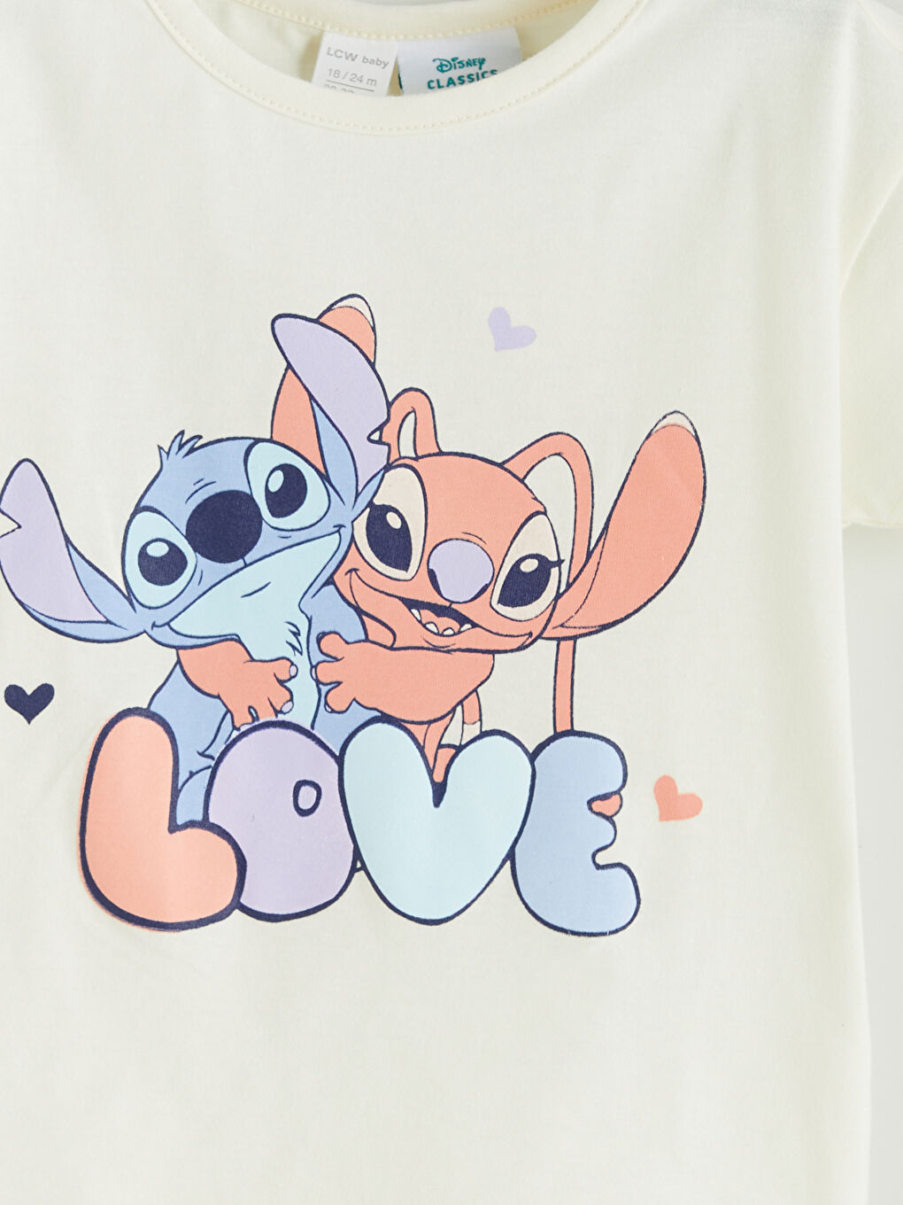 Lilo & Stitch Printed Baby Girls' Shortie Pyjama Set -S5FE74Z1-FDU