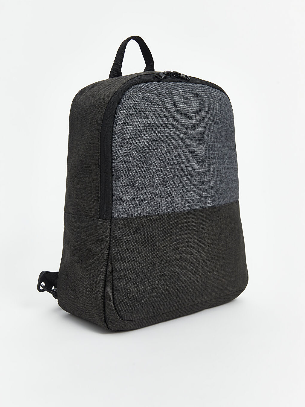 Plain Zippered Men's Backpack -S5FE89Z8-HUC