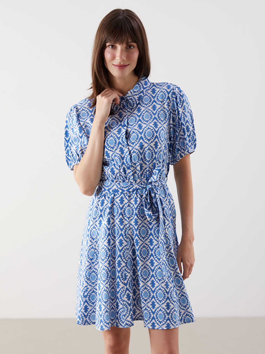 LCW Woman BLUE Dress -S5FF10Z8-LQQ