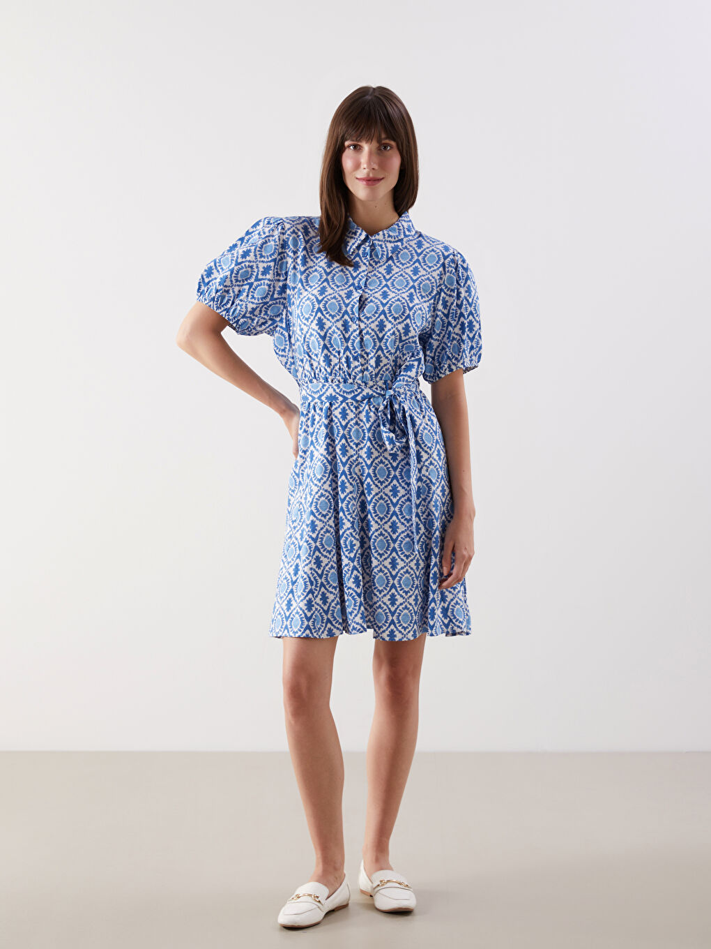 LCW Woman BLUE Dress -S5FF10Z8-LQQ