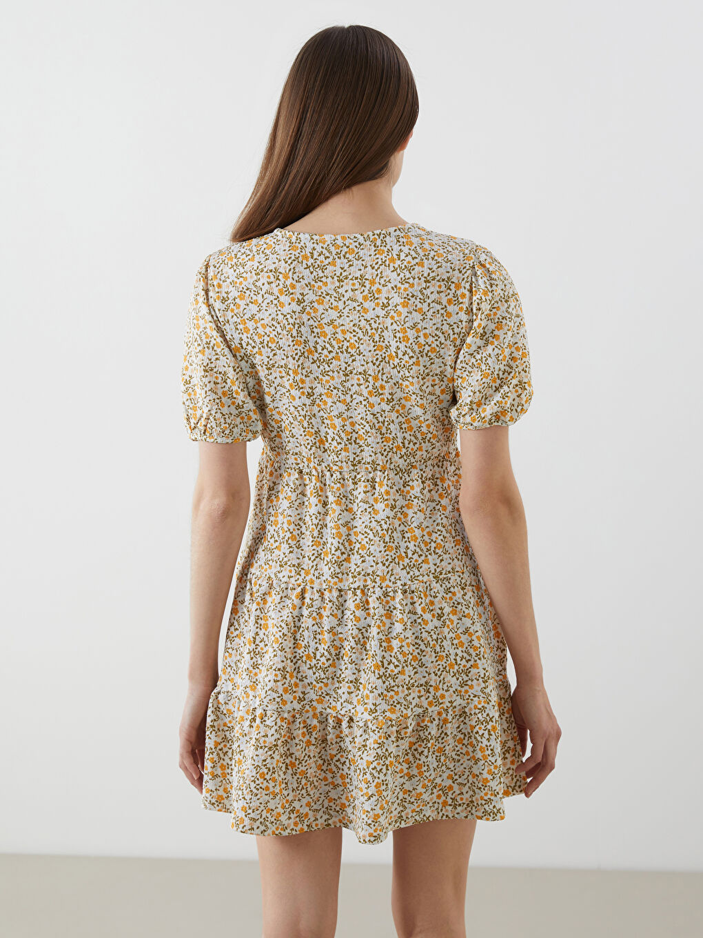 LCW Comfort Woman GREEN Dress -S5FF11Z8-LRR