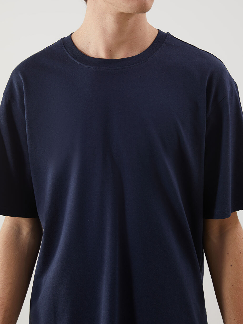XSIDE Crew Neck Plain Men's T-Shirt -S5FF13Z8-YRV