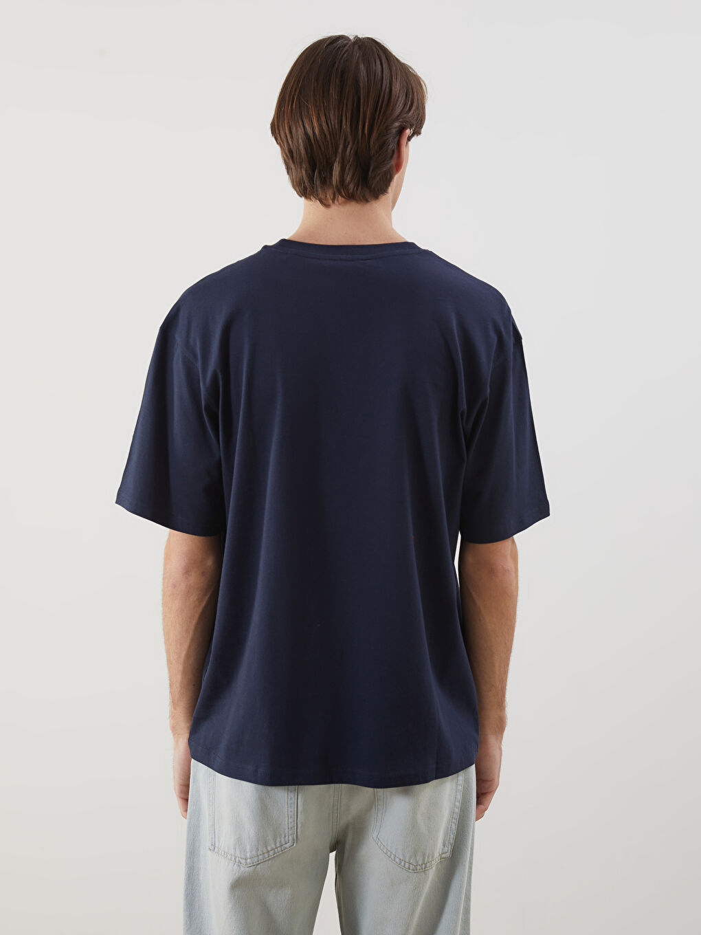XSIDE Crew Neck Plain Men's T-Shirt -S5FF13Z8-YRV