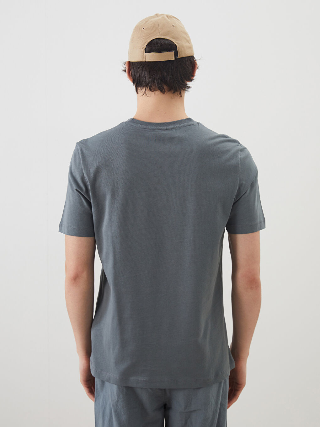 Crew Neck Printed Jersey Men's T-Shirt -S5FF30Z8-Z43