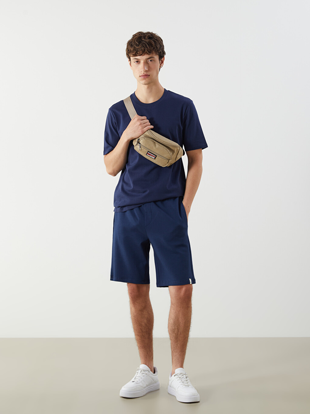 Crew Neck Printed Men's T-shirt-1
