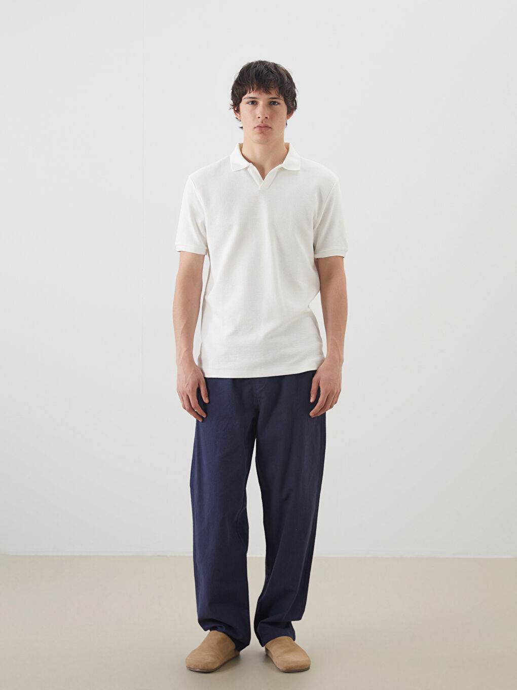Men's Polo Neck T-Shirt -S5FF49Z8-EEW