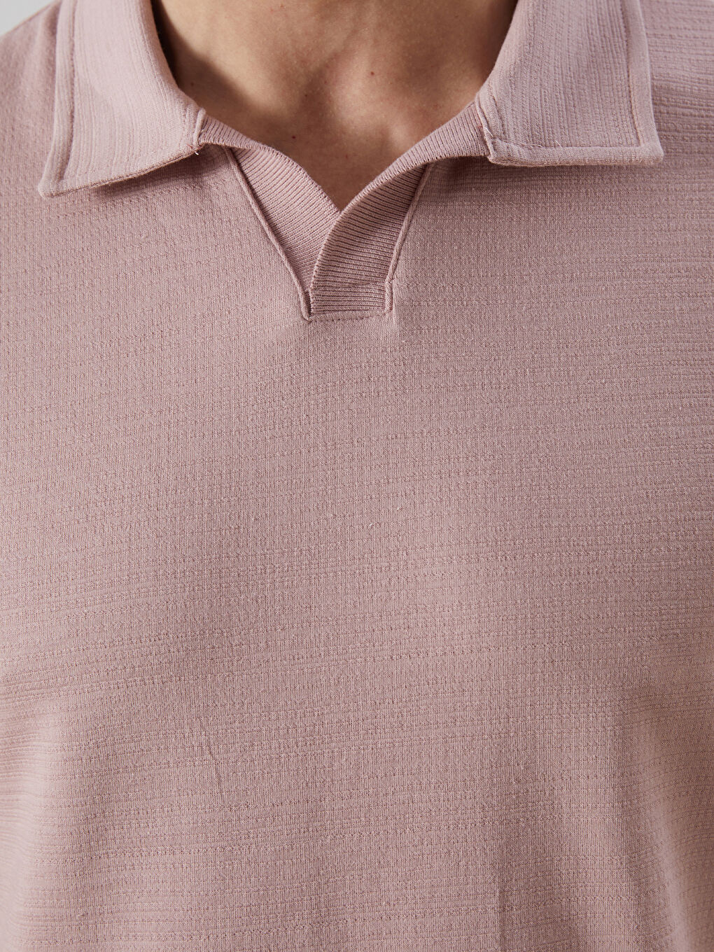Polo Neck Short Sleeve Men's T-Shirt -S5FF57Z8-Z34