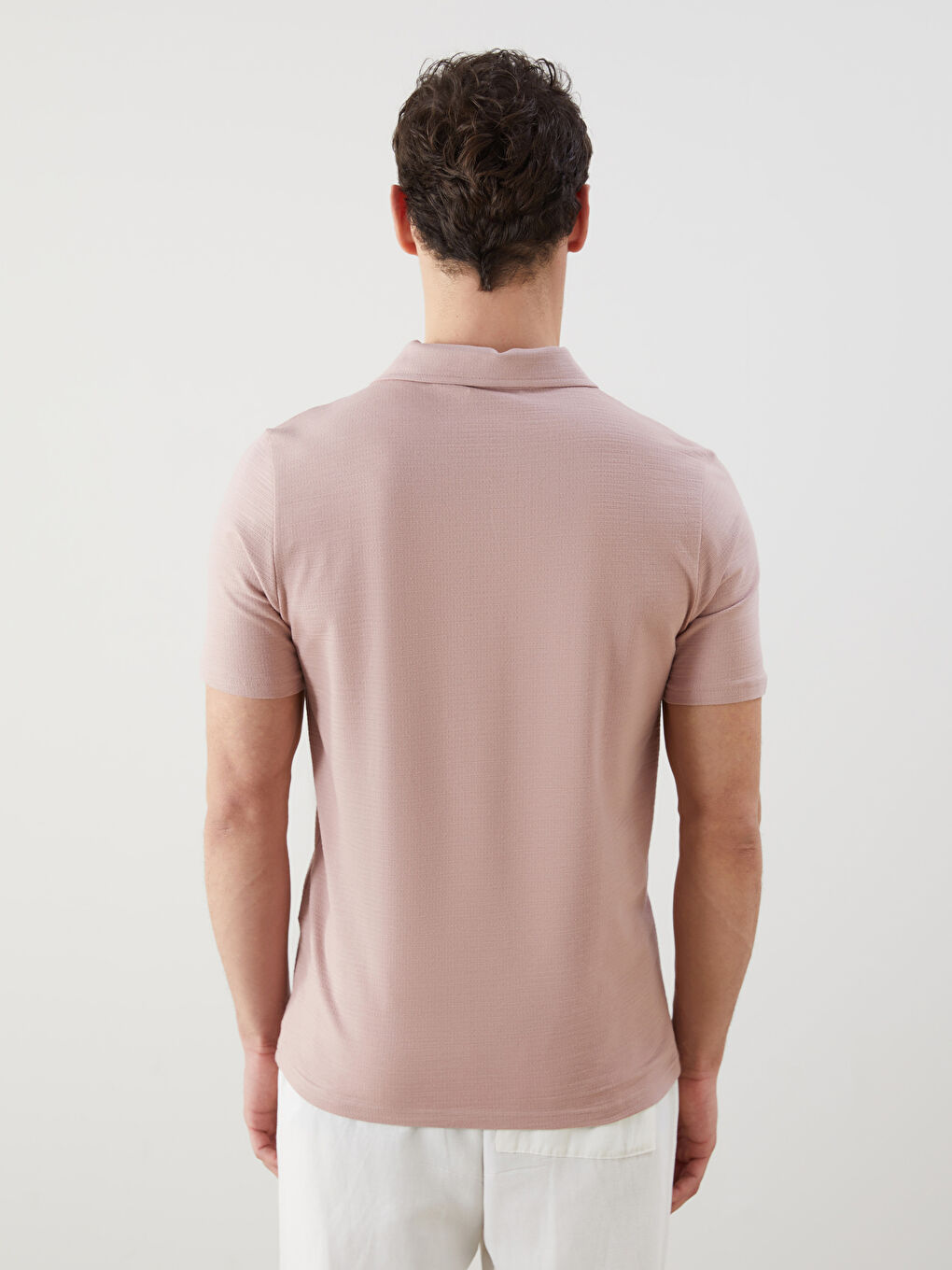 Polo Neck Short Sleeve Men's T-Shirt -S5FF57Z8-Z34