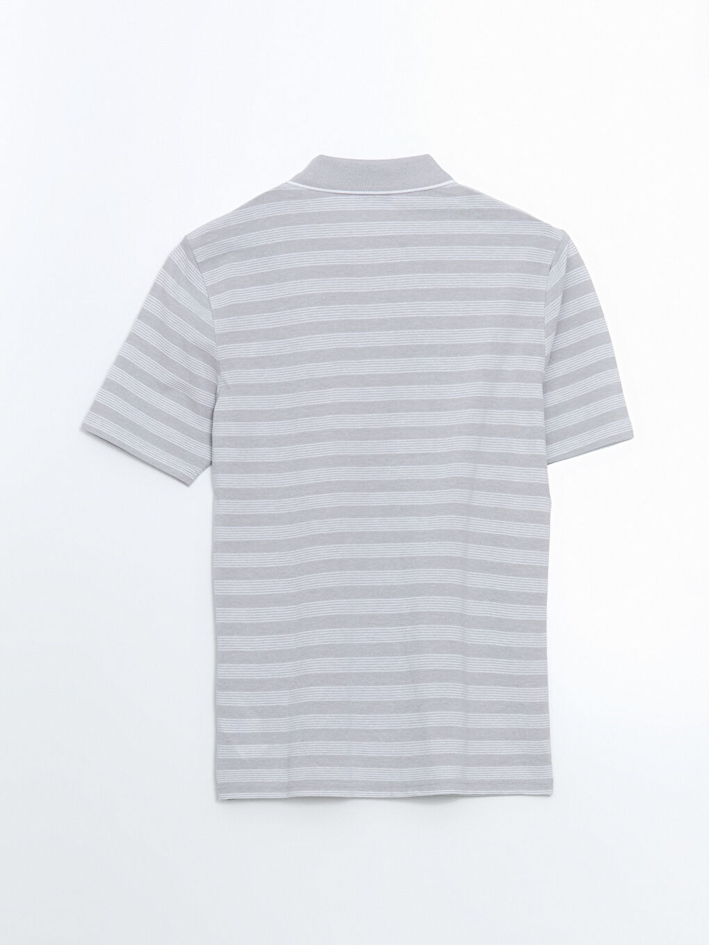Polo Neck Striped Pocket Men's T-Shirt -S5FF59Z8-LFY