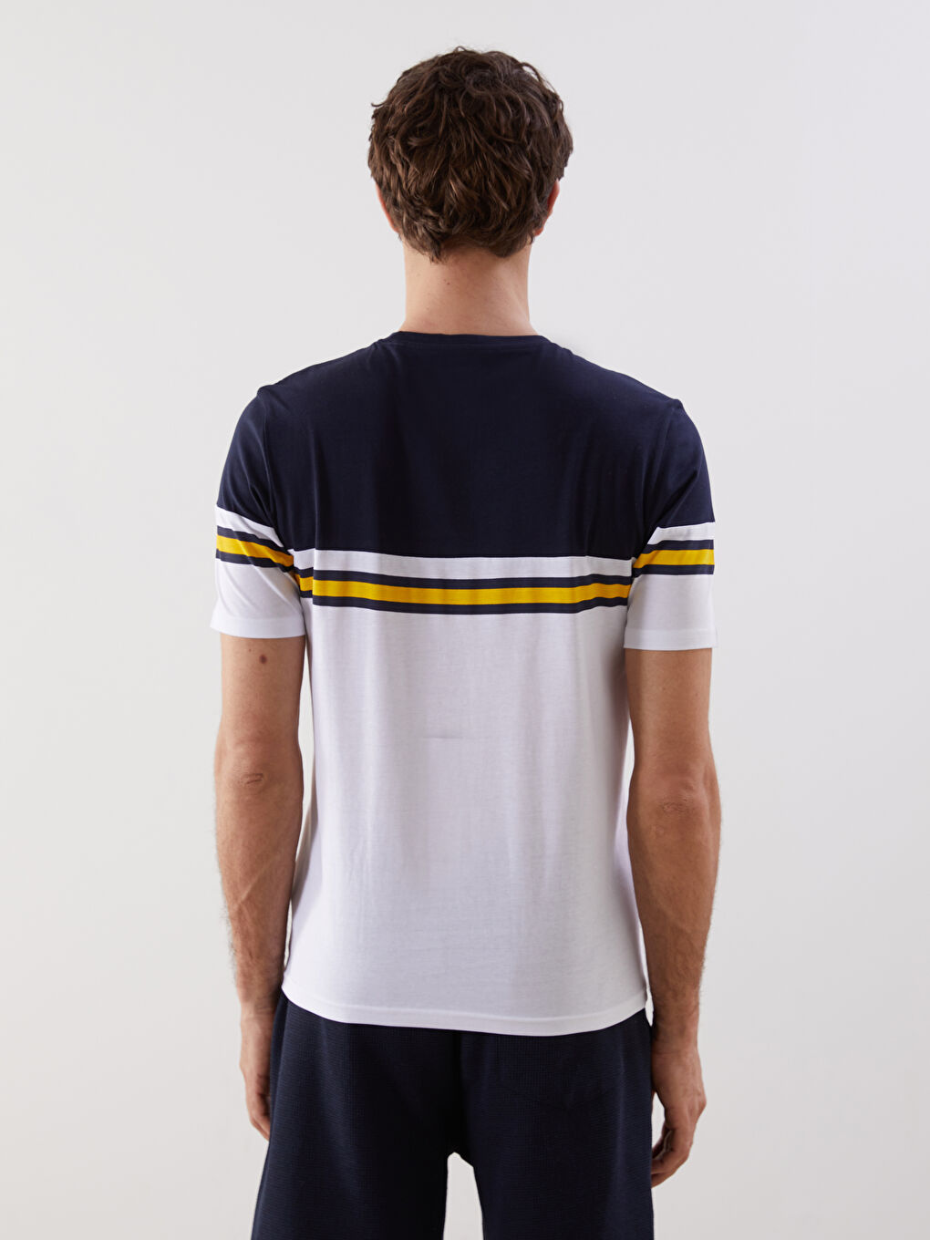 Crew Neck Printed Men's T-Shirt -S5FF75Z8-HRZ