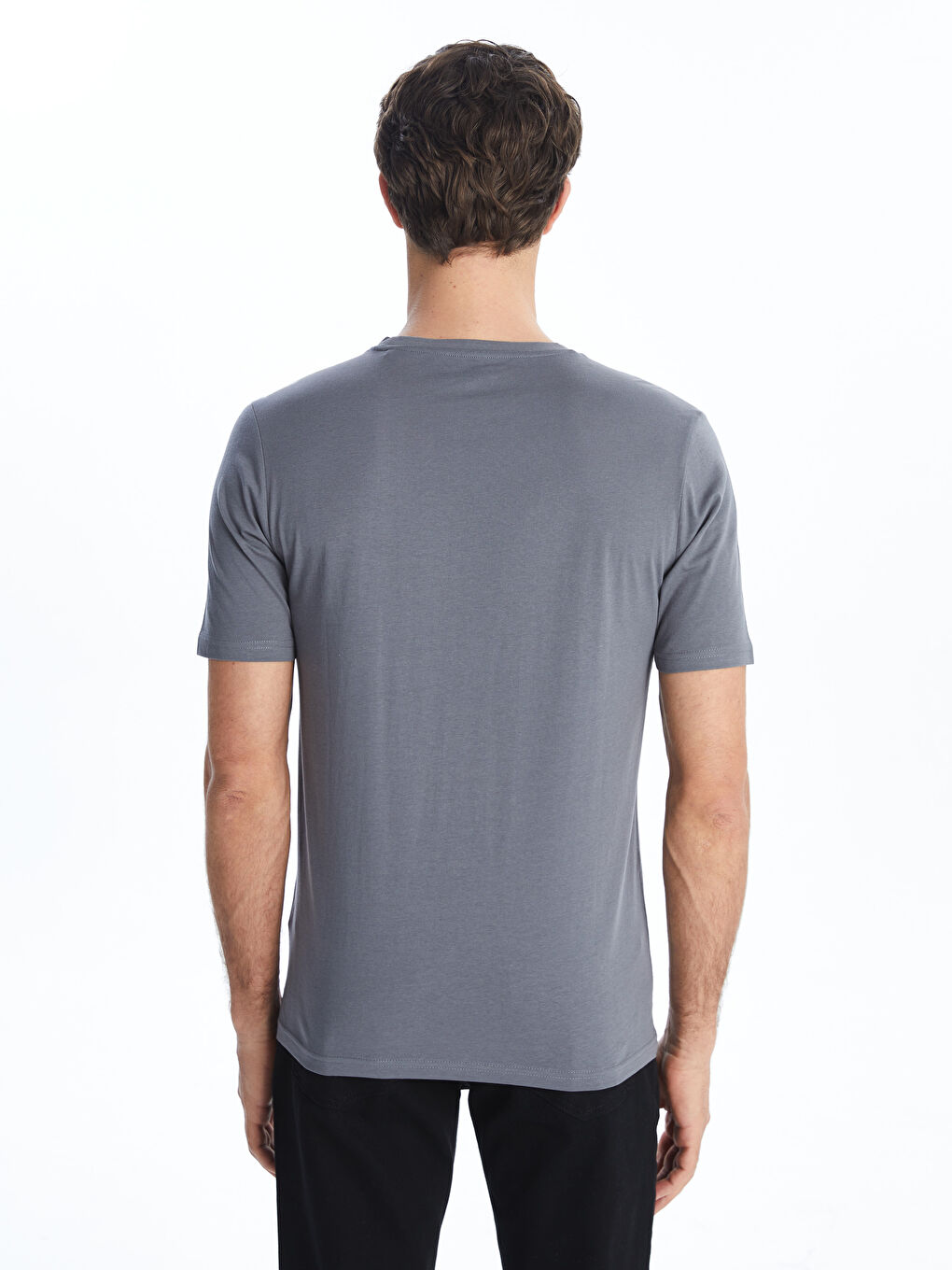 Crew Neck Printed Jersey Men's T-Shirt -S5FF76Z8-R2H