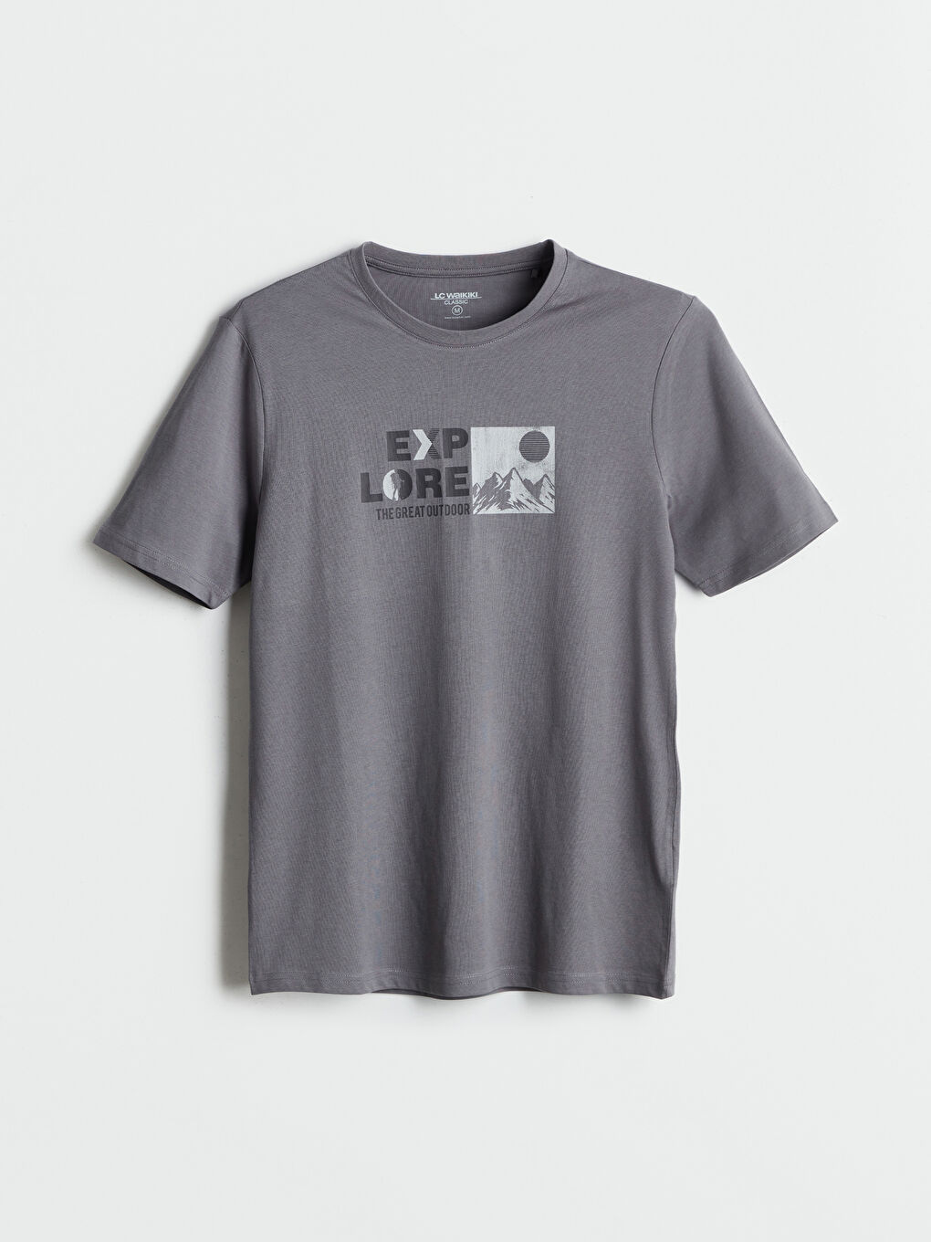 Crew Neck Printed Jersey Men's T-Shirt -S5FF76Z8-R2H