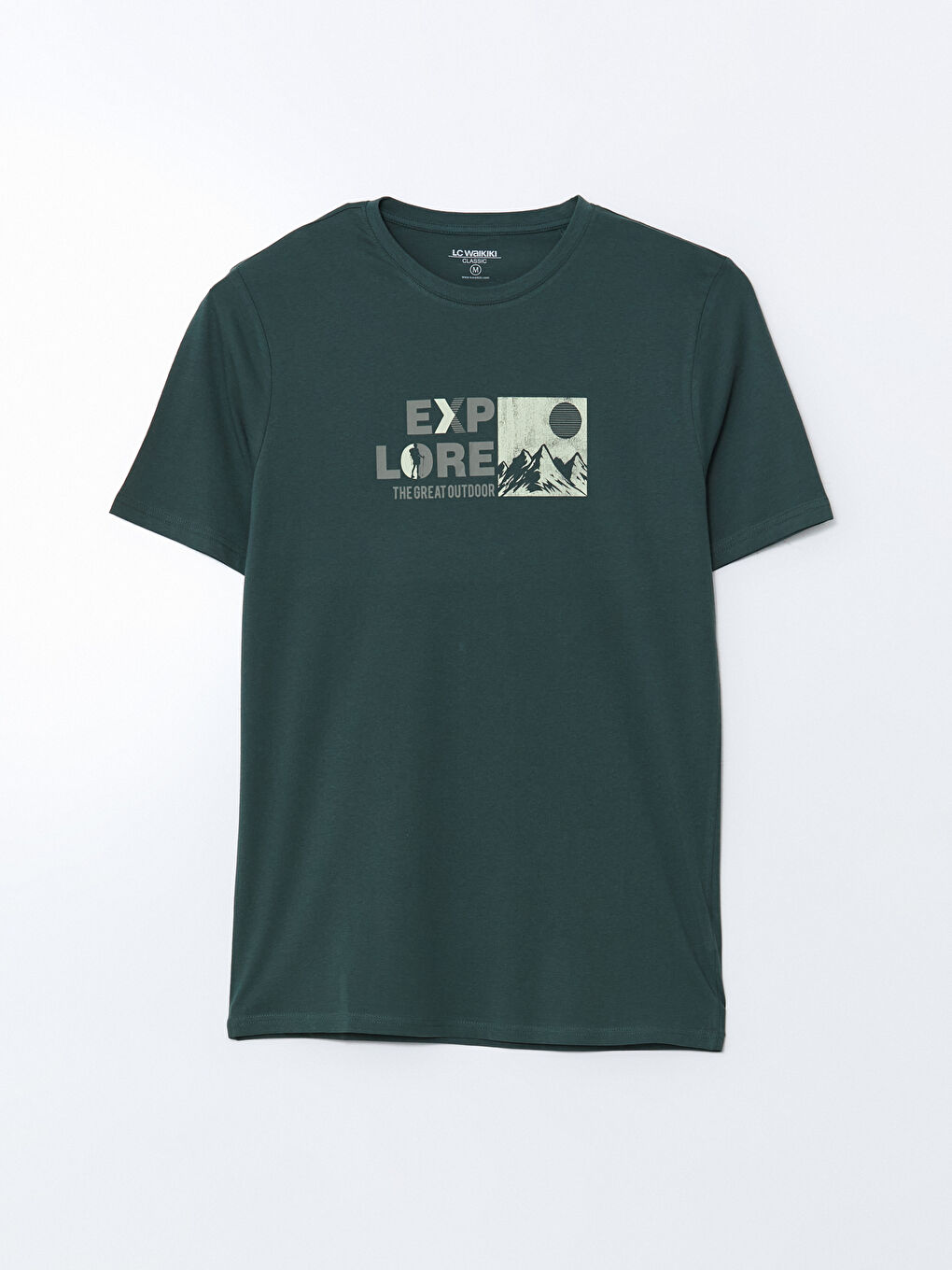 Crew Neck Printed Jersey Men's T-Shirt -S5FF76Z8-SXM