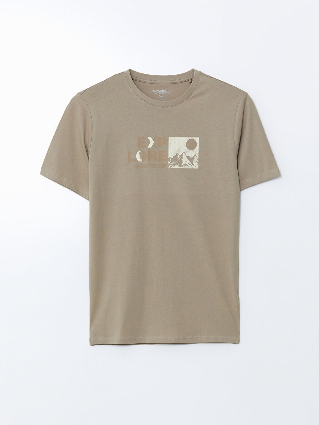 Crew Neck Printed Jersey Men's T-Shirt -S5FF76Z8-Z0L