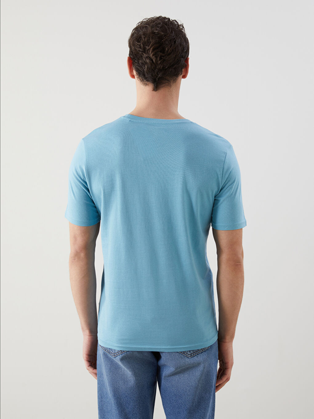Crew Neck Printed Jersey Men's T-Shirt -S5FF77Z8-P5P