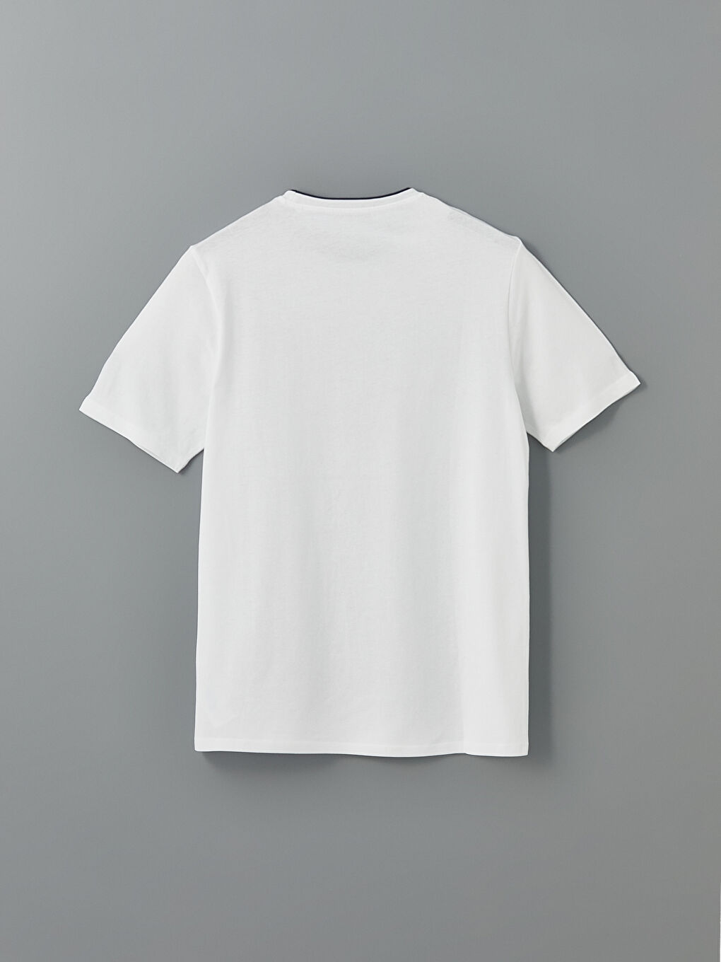 Crew Neck Printed Jersey Piped Men's T-Shirt -S5FF80Z8-Q6K