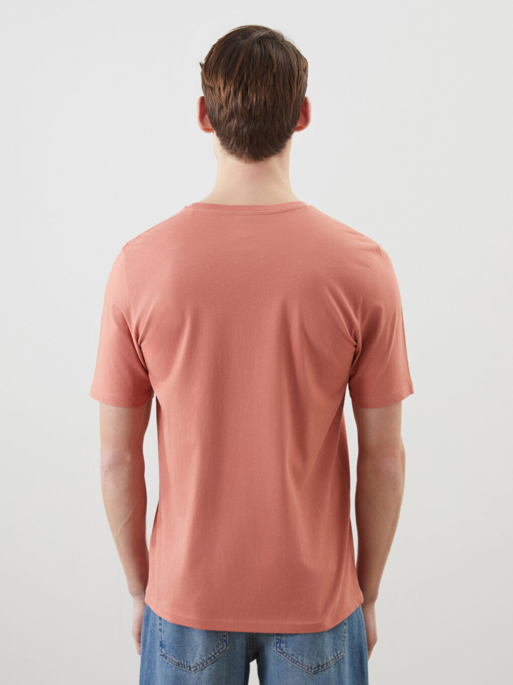 Crew Neck Printed Jersey Men's T-Shirt -S5FF81Z8-YY8