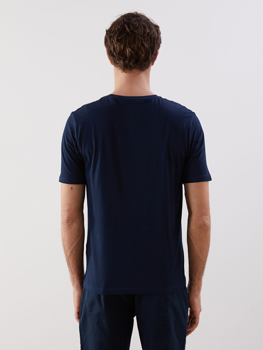 Crew Neck Printed Men's T-Shirt -S5FF82Z8-DWP
