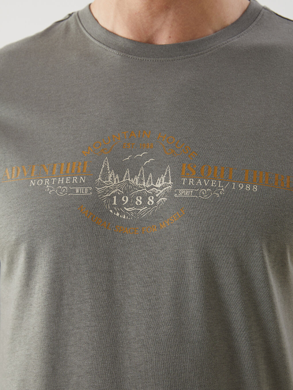 Crew Neck Printed Jersey Men's T-Shirt -S5FF88Z8-P5X