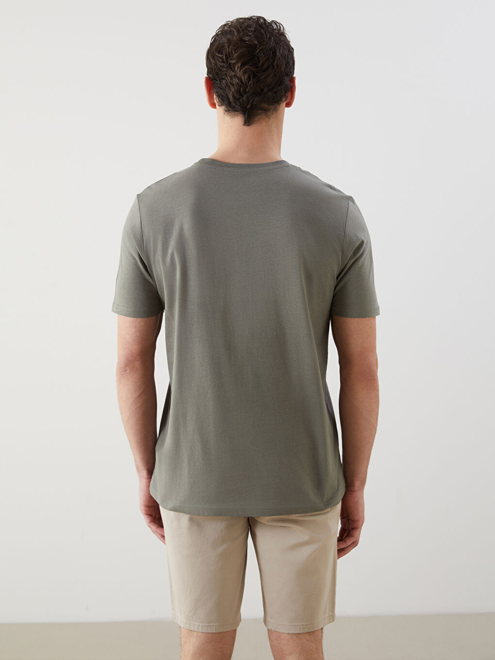 Crew Neck Printed Jersey Men's T-Shirt -S5FF88Z8-P5X