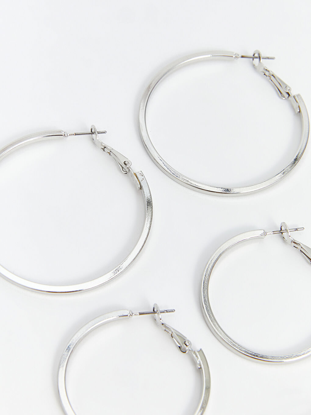 LCW ACCESSORIES Women's Hoop Earring Set 3-packs -S5FG45Z8-J2F