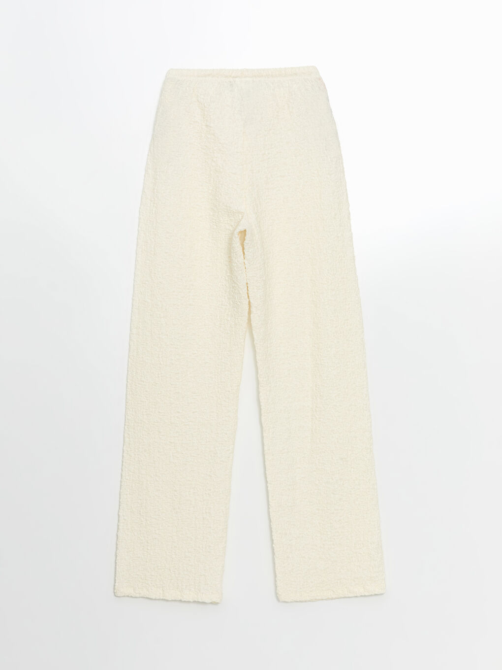 LCW Vision Elasticated Waist Textured Women's Trousers -S5FG53Z8-FDW