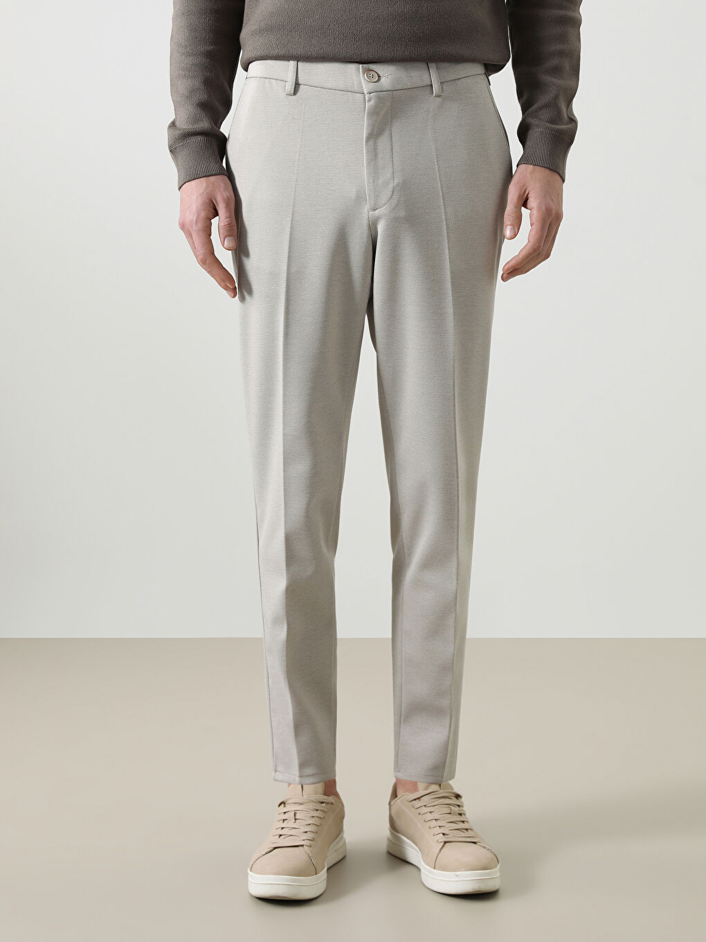 Slim Fit Men's Chino Trousers -S5FG89Z8-E0B