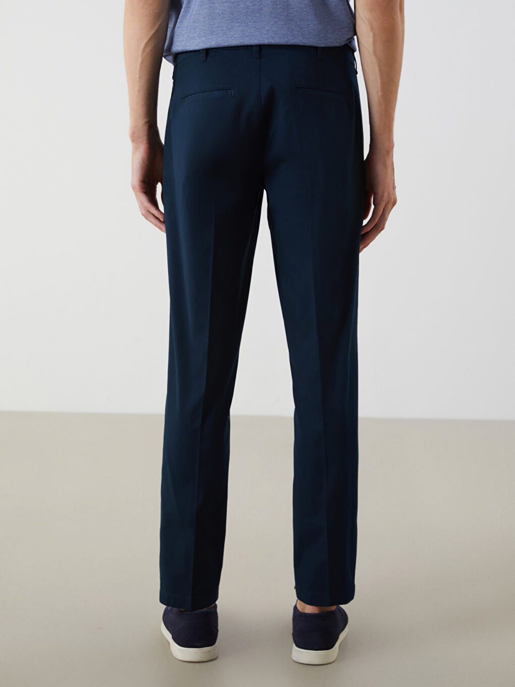Standard Fit Gabardine Men's Chino Trousers -S5FG90Z8-KN7